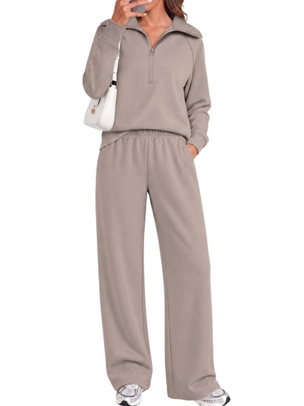 Two Piece Sweat Sets for Women Cozy Sweatsuits Fashion Lounge Matching Sets